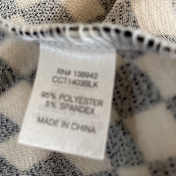 Charming Charlie Checked Open Back Top - Picture 5 of 7